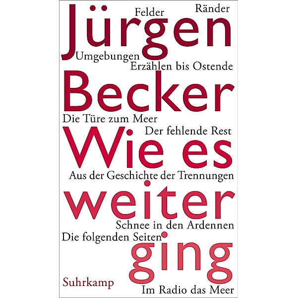 Wie es weiterging, Jürgen Becker