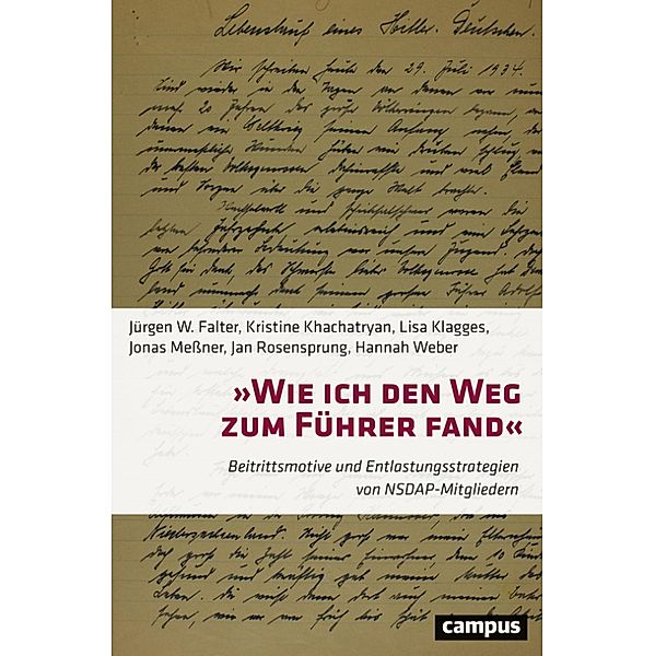 »Wie ich den Weg zum Führer fand«, Jürgen W. Falter, Kristine Khachatryan, Lisa Klagges, Jonas Meßner, Jan Rosensprung, Hannah Weber