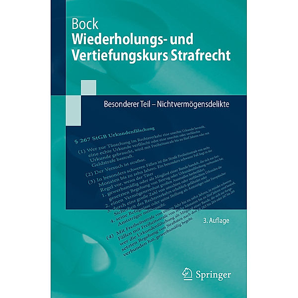 Wiederholungs- und Vertiefungskurs Strafrecht, Dennis Bock