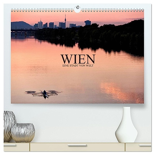 WIEN - EINE STADT VON WELT (hochwertiger Premium Wandkalender 2024 DIN A2 quer), Kunstdruck in Hochglanz, Markus Schieder Photography aka Creativemarc