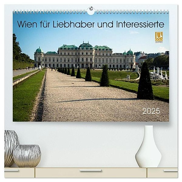 Wien für Liebhaber und Interessierte (hochwertiger Premium Wandkalender 2025 DIN A2 quer), Kunstdruck in Hochglanz, Calvendo, Marlen Rasche