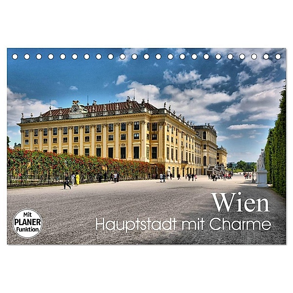 Wien - Haupstadt mit Charme (Tischkalender 2024 DIN A5 quer), CALVENDO Monatskalender, Thomas Bartruff