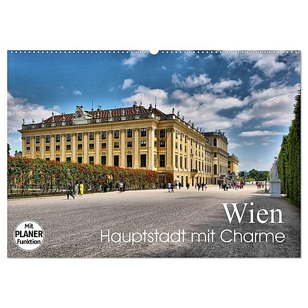 Wien - Haupstadt mit Charme (Wandkalender 2024 DIN A2 quer), CALVENDO Monatskalender, Thomas Bartruff