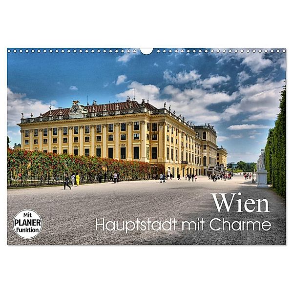 Wien - Haupstadt mit Charme (Wandkalender 2024 DIN A3 quer), CALVENDO Monatskalender, Thomas Bartruff