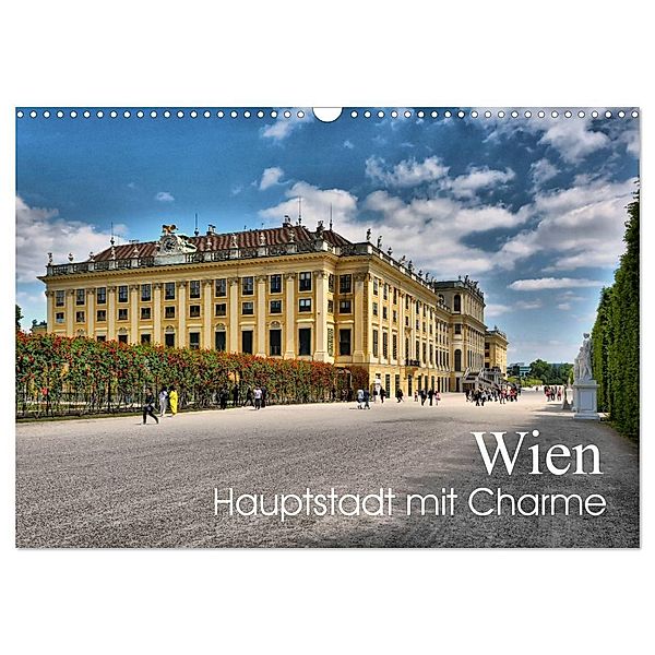 Wien - Haupstadt mit Charme (Wandkalender 2024 DIN A3 quer), CALVENDO Monatskalender, Thomas Bartruff