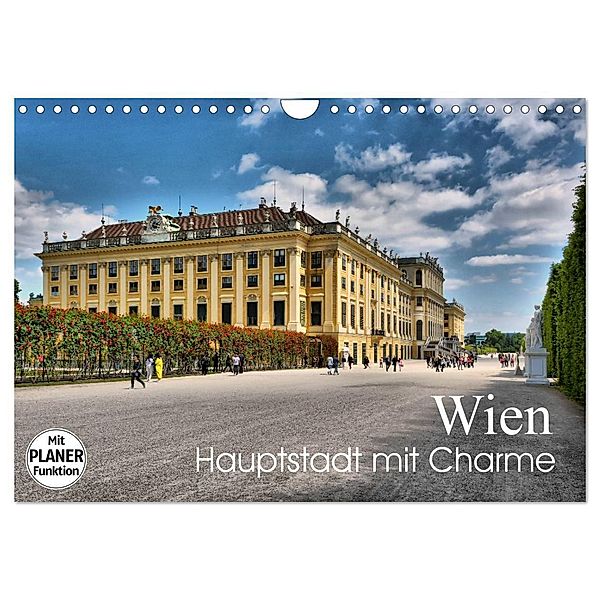 Wien - Haupstadt mit Charme (Wandkalender 2024 DIN A4 quer), CALVENDO Monatskalender, Thomas Bartruff