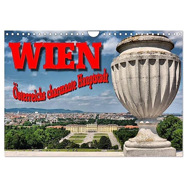 Wien - Österreichs charmante Hauptstadt (Wandkalender 2024 DIN A4 quer), CALVENDO Monatskalender, Thomas Bartruff