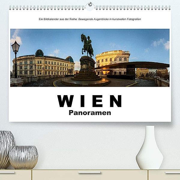 Wien Panoramen (Premium, hochwertiger DIN A2 Wandkalender 2023, Kunstdruck in Hochglanz), Alexander Bartek