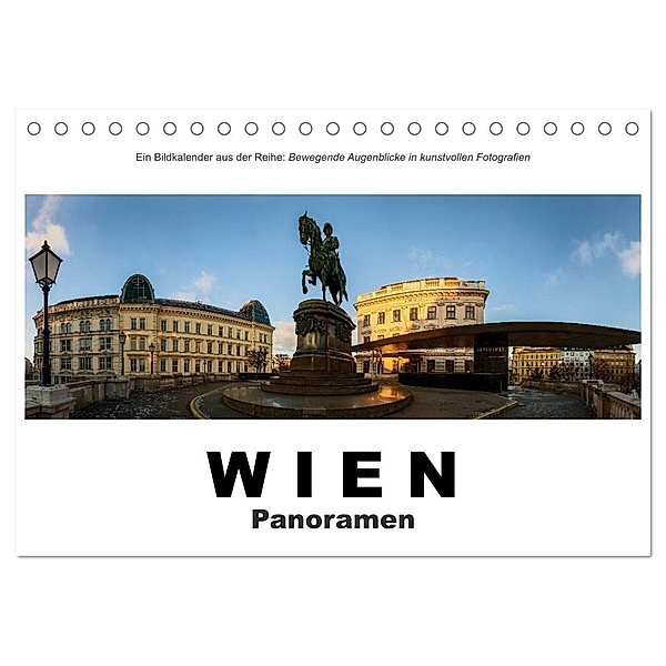 Wien Panoramen (Tischkalender 2024 DIN A5 quer), CALVENDO Monatskalender, Alexander Bartek