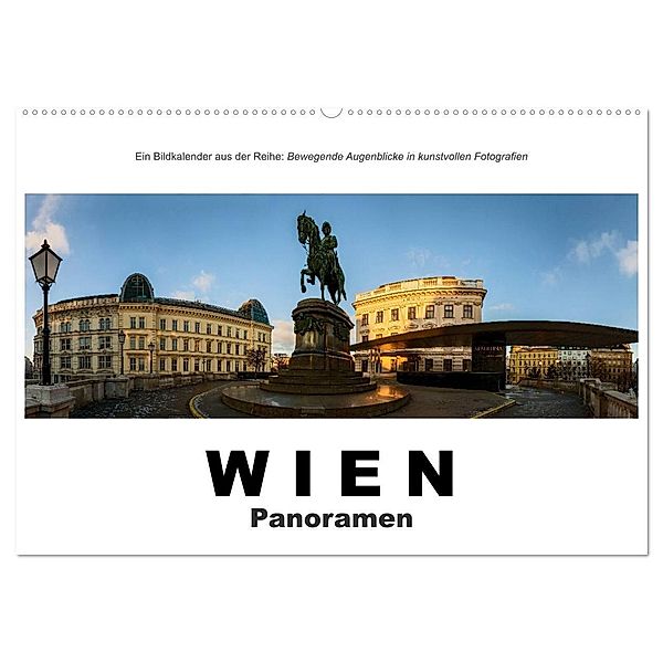Wien Panoramen (Wandkalender 2024 DIN A2 quer), CALVENDO Monatskalender, Alexander Bartek