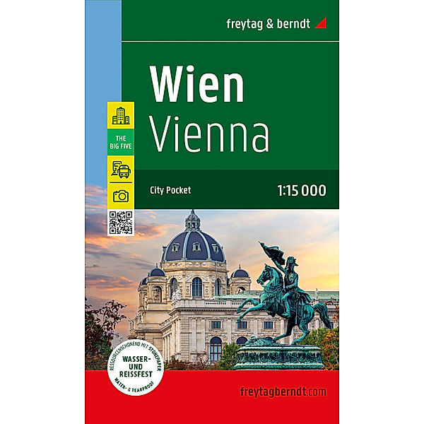 Wien, Stadtplan 1:15.000, freytag & berndt