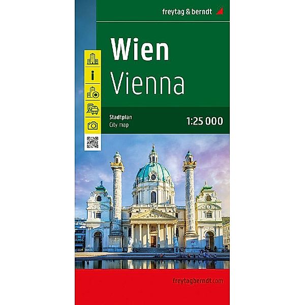 Wien, Stadtplan 1:25.000, freytag & berndt