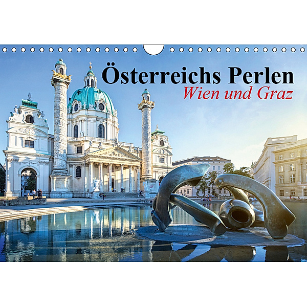 Wien und Graz. Österreichs Perlen (Wandkalender 2019 DIN A4 quer), Elisabeth Stanzer