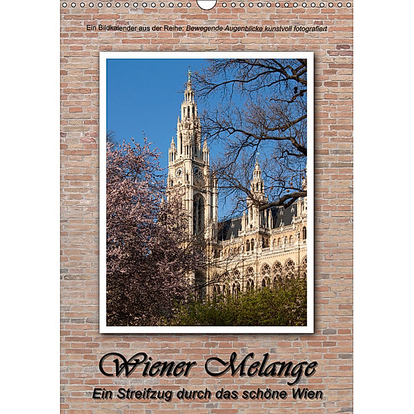 Wiener Melange - Ein Streifzug durch das schöne WienAT-Version (Wandkalender 2019 DIN A3 hoch), N N