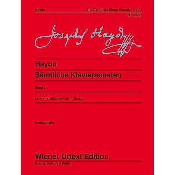 Wiener Urtext Edition / Band 2 / Sämtliche Klaviersonaten.Bd.2, Joseph Haydn