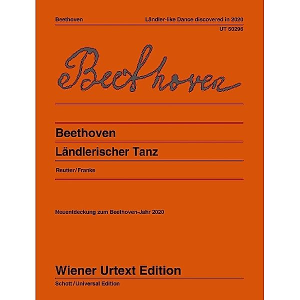 Wiener Urtext Edition / Ländlerischer Tanz, Ludwig van Beethoven