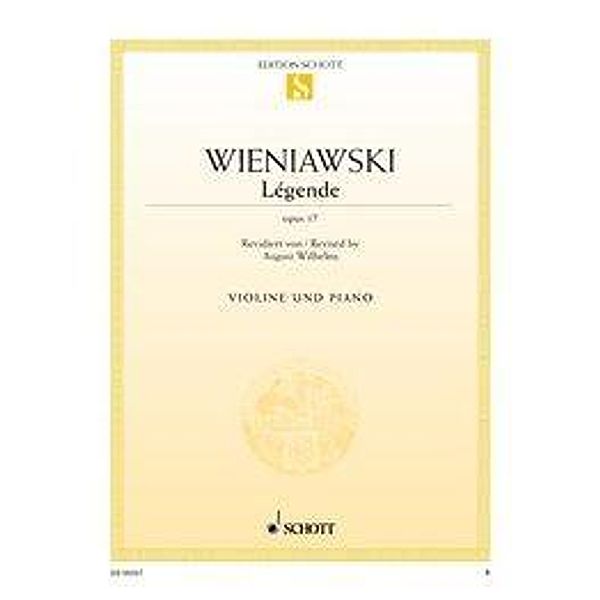 Wieniawski, H: Légende, op. 17. Violine und Klavier