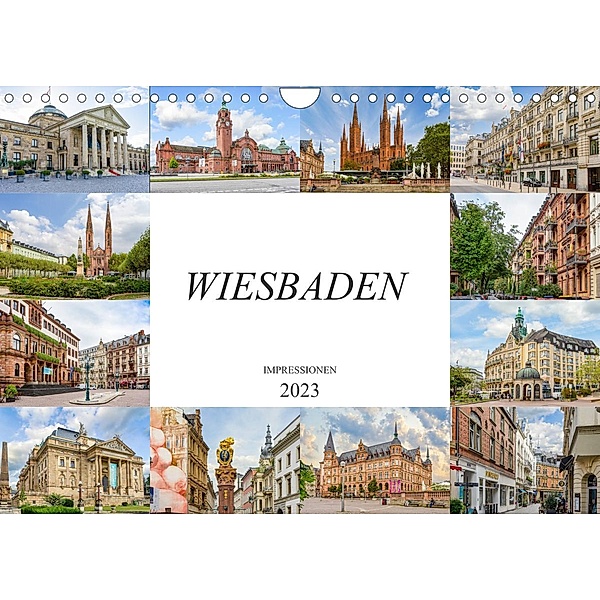 Wiesbaden Impressionen (Wandkalender 2023 DIN A4 quer), Dirk Meutzner