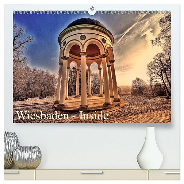 Wiesbaden - Inside (hochwertiger Premium Wandkalender 2024 DIN A2 quer), Kunstdruck in Hochglanz, Claus Eckerlin