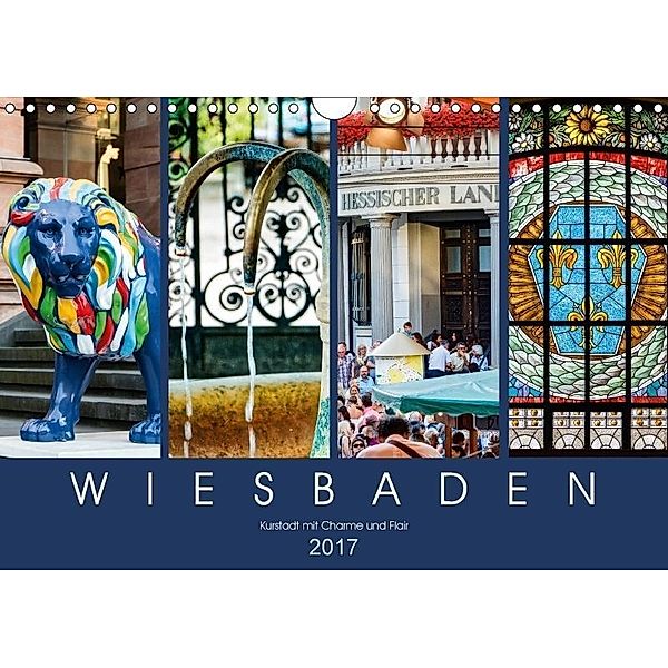 Wiesbaden Kurstadt mit Charme und Flair (Wandkalender 2017 DIN A4 quer), Dieter Meyer