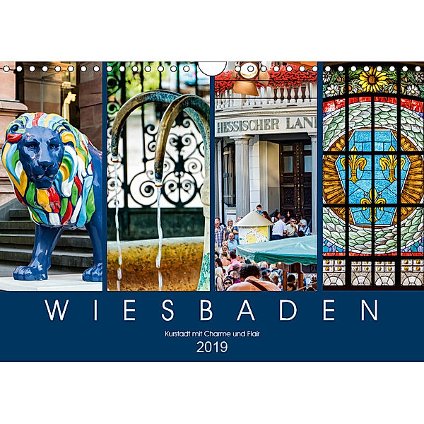 Wiesbaden Kurstadt mit Charme und Flair (Wandkalender 2019 DIN A4 quer), Dieter Meyer