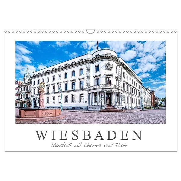 Wiesbaden Kurstadt mit Charme und Flair (Wandkalender 2024 DIN A3 quer), CALVENDO Monatskalender, Dieter Meyer