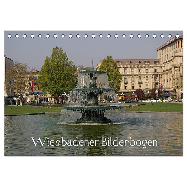 Wiesbadener Bilderbogen (Tischkalender 2024 DIN A5 quer), CALVENDO Monatskalender, Reinhard Hinz