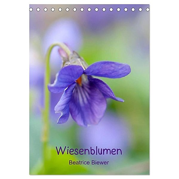 Wiesenblumen (Tischkalender 2024 DIN A5 hoch), CALVENDO Monatskalender, Beatrice Biewer