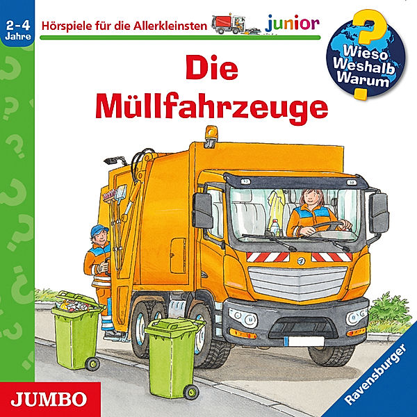 Wieso? Weshalb? Warum? junior. Die Müllfahrzeuge,Audio-CD, Andrea Erne