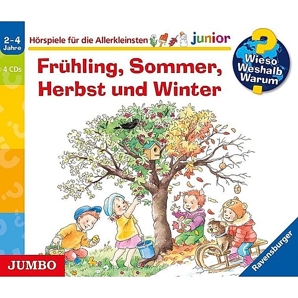 Wieso? Weshalb? Warum? Junior - Frühling, Sommer, Herbst und Winter,4 Audio-CD, Andrea Erne