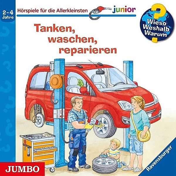 Wieso? Weshalb? Warum? junior. Tanken, waschen, reparieren,Audio-CD, Frauke Nahrgang