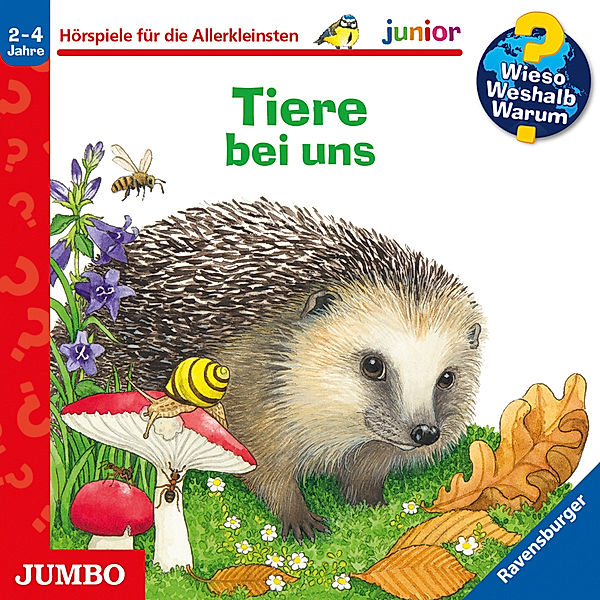 Wieso? Weshalb? Warum? junior. Tiere bei uns,Audio-CD, Patricia Mennen