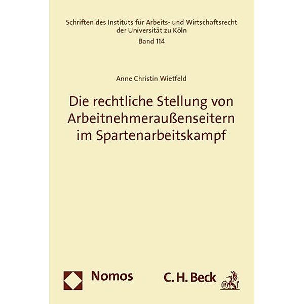 Wietfeld, A: Rechtliche Stellung/Arbeitnehmeraussenseitern, Anne Christin Wietfeld