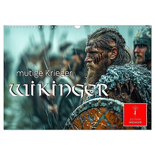 Wikinger - mutige Krieger (Wandkalender 2025 DIN A3 quer), CALVENDO Monatskalender, Calvendo, Peter Roder