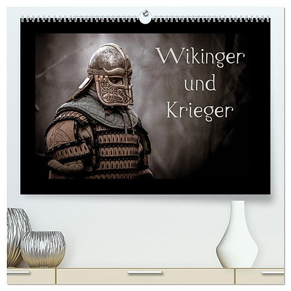 Wikinger und Krieger (hochwertiger Premium Wandkalender 2024 DIN A2 quer), Kunstdruck in Hochglanz, Jochen Kunz