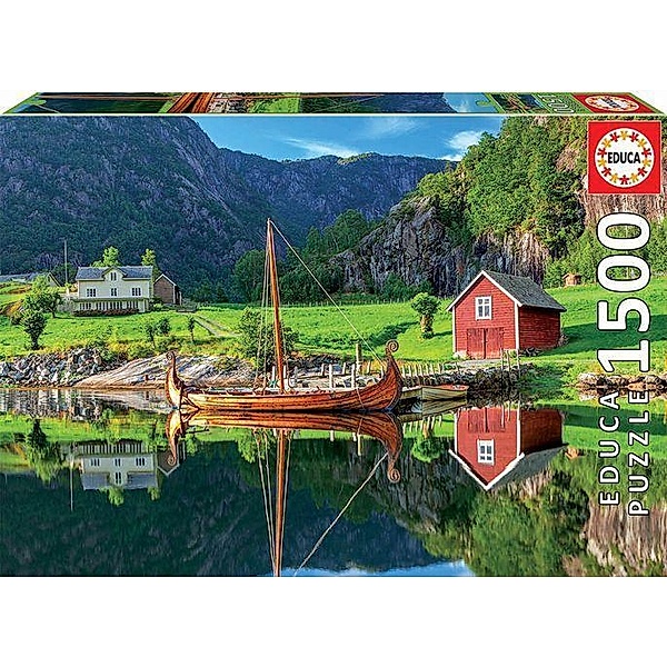 Wikingerschiff 1500 Teile Puzzle