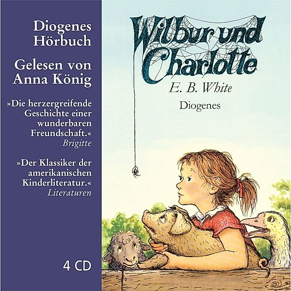 Wilbur und Charlotte,4 Audio-CD, E.B. White