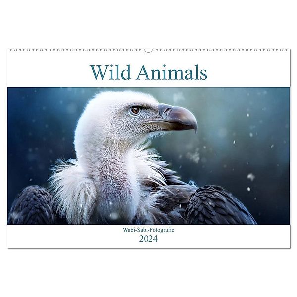 Wild Animals - Wilde Tiere (Wandkalender 2024 DIN A2 quer), CALVENDO Monatskalender, Janina Bürger