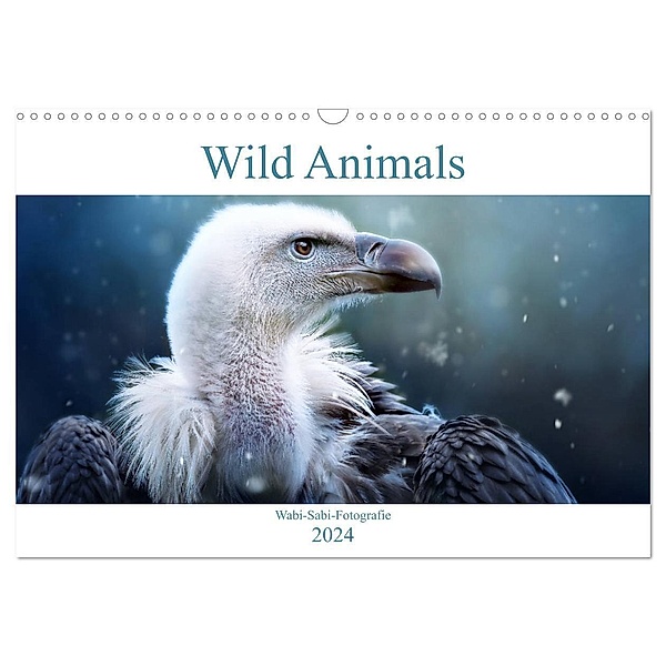 Wild Animals - Wilde Tiere (Wandkalender 2024 DIN A3 quer), CALVENDO Monatskalender, Janina Bürger