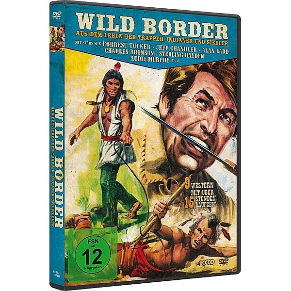 Wild Border Box, Charles Bronson Audie Murphy Alan Ladd