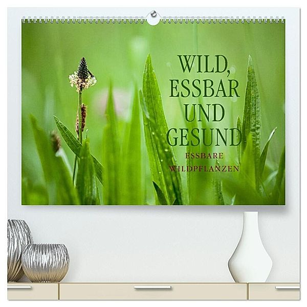 WILD, ESSBAR UND GESUND Essbare Wildpflanzen (hochwertiger Premium Wandkalender 2024 DIN A2 quer), Kunstdruck in Hochglanz, Markus Wuchenauer - Pixelrohkost