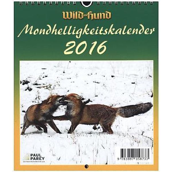 Wild und Hund Mondhelligheitskalender 2016