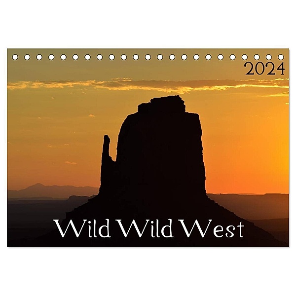 Wild Wild West (Tischkalender 2024 DIN A5 quer), CALVENDO Monatskalender, Alexander Kostrzynski