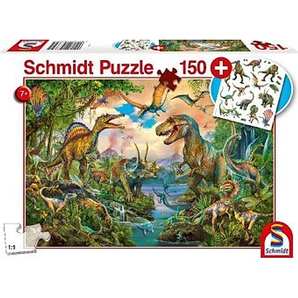 SCHMIDT SPIELE Wilde Dinos (Kinderpuzzle)