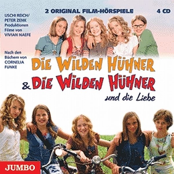 Wilde Hühner, 4 Audio-CDs, Cornelia Funke