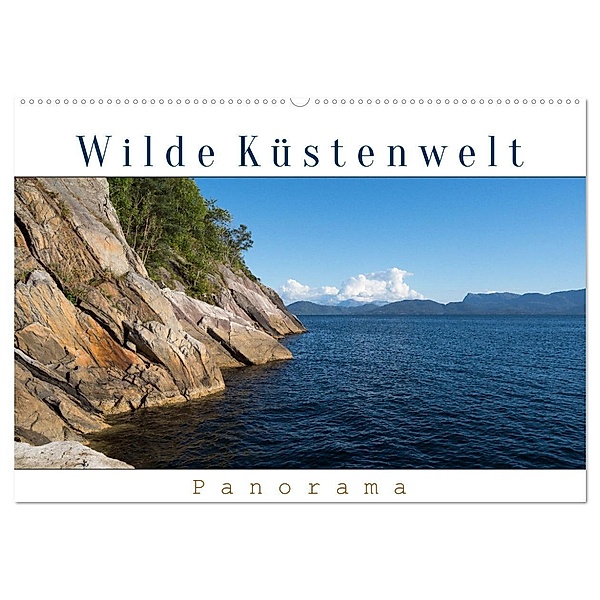 Wilde Küstenwelt - Panorama (Wandkalender 2024 DIN A2 quer), CALVENDO Monatskalender, Reiner Pechmann