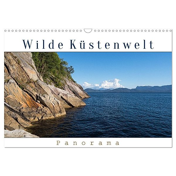 Wilde Küstenwelt - Panorama (Wandkalender 2025 DIN A3 quer), CALVENDO Monatskalender, Calvendo, Reiner Pechmann