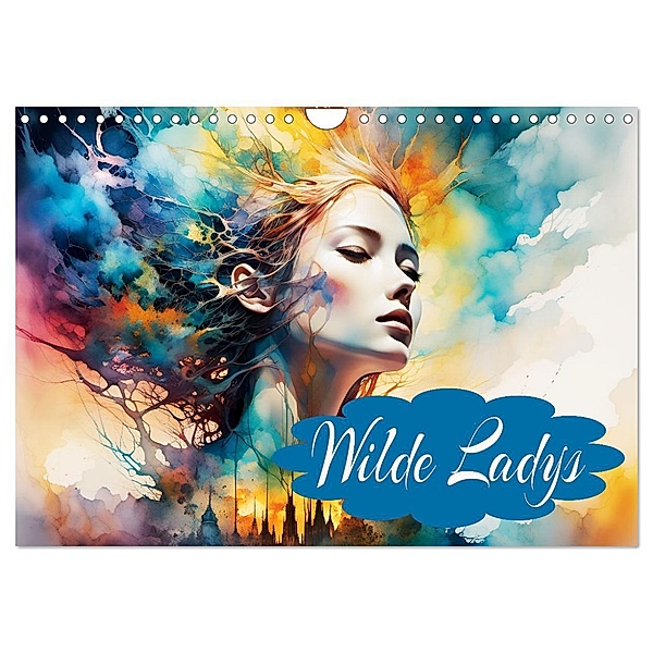 Wilde Ladys (Wandkalender 2025 DIN A4 quer), CALVENDO Monatskalender, Calvendo, Dusanka Djeric