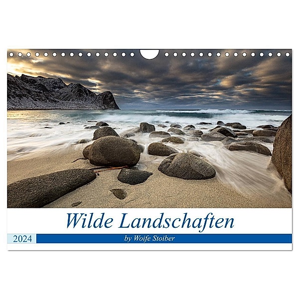 Wilde Landschaften (Wandkalender 2024 DIN A4 quer), CALVENDO Monatskalender, Woife Stoiber