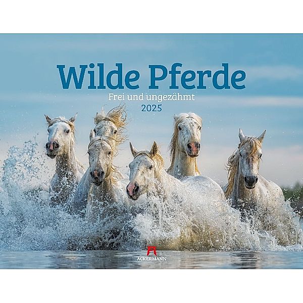 Wilde Pferde Kalender 2025, Ackermann Kunstverlag